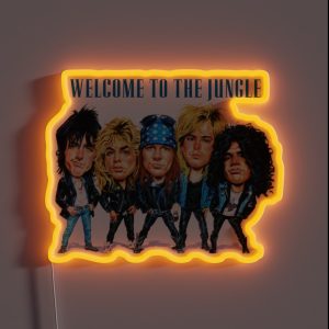 Welcome To The Jungle RGB Neon Sign