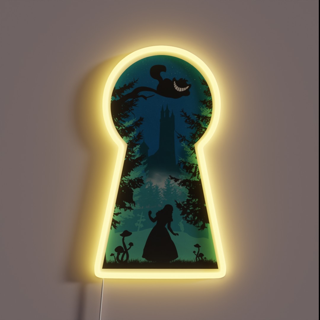 Welcome To Wonderland RGB Neon Sign Welcome To Wonderland RGB Neon Sign