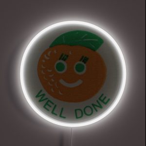 Well Done Orange RGB Neon Sign Well Done Orange RGB Neon Sign