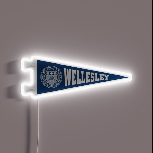 Wellesley Pennant RGB Neon Sign