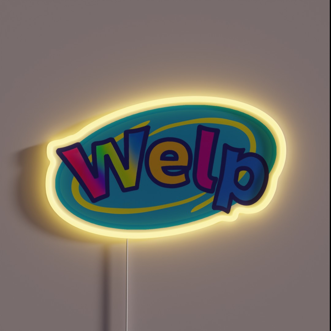 Welp Webkinz RGB Neon Sign Welp Webkinz RGB Neon Sign