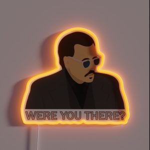 Were You There Johnny Depp RGB Neon Sign