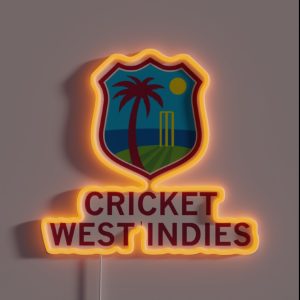 West Indies Cricket RGB Neon Sign