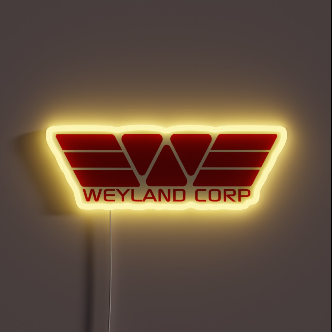 Weyland Corp RGB Neon Sign Weyland Corp RGB Neon Sign