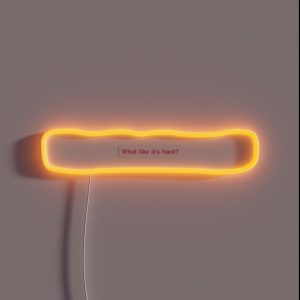 What Like It S Hard RGB Neon Sign What Like It S Hard RGB Neon Sign