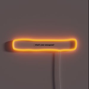 What S Your Enneagram RGB Neon Sign