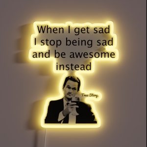 When Barney Gets Sad RGB Neon Sign When Barney Gets Sad RGB Neon Sign