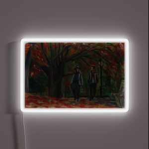 When Harry Met Sally Autumn Painting RGB Neon Sign