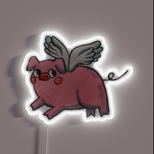 When Pigs Fly RGB Neon Sign