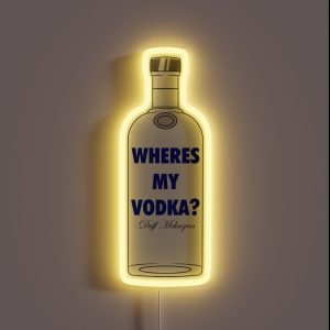 Wheres My Vodka RGB Neon Sign Wheres My Vodka RGB Neon Sign