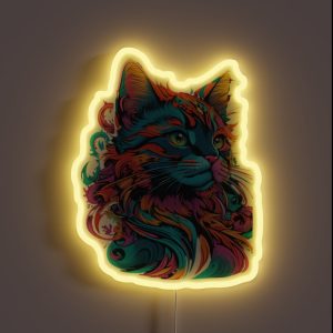 Whimsical Cat Creations RGB Neon Sign
