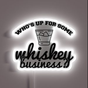 Whiskey Business RGB Neon Sign Whiskey Business RGB Neon Sign