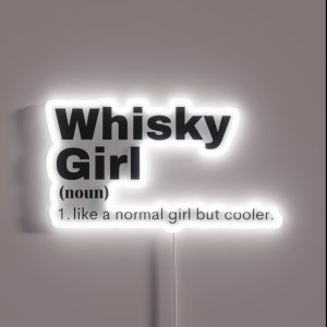 Whisky Girl Whisky RGB Neon Sign