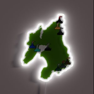 Whisky Island RGB Neon Sign