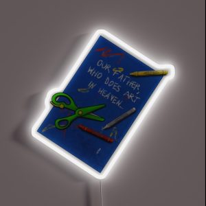 Who Does Art RGB Neon Sign Who Does Art RGB Neon Sign