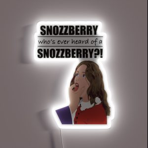 Who S Ever Heard Of A Snozzberry RGB Neon Sign Who S Ever Heard Of A Snozzberry RGB Neon Sign