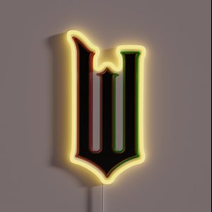 Wicked W Logo Inspired RGB Neon Sign
