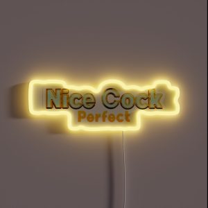 Wii Sports Nice Cock RGB Neon Sign