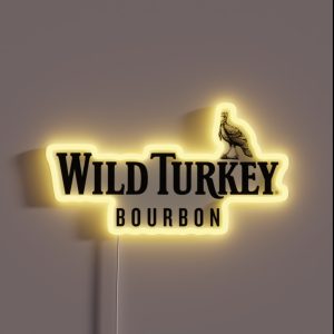 Wild Turkey Bourbon RGB Neon Sign