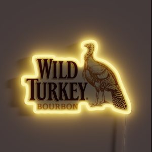Wild Turkey Logo RGB Neon Sign