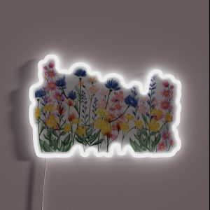 Wildflowers RGB Neon Sign