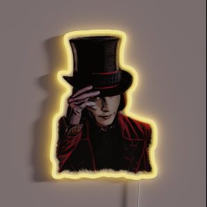 Willy Wonka RGB Neon Sign