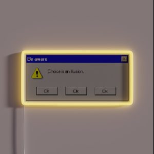 Windows Error Vaporwave RGB Neon Sign