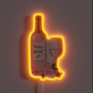Wine About It RGB Neon Sign Wine About It RGB Neon Sign