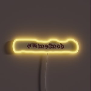 Wine Snob RGB Neon Sign