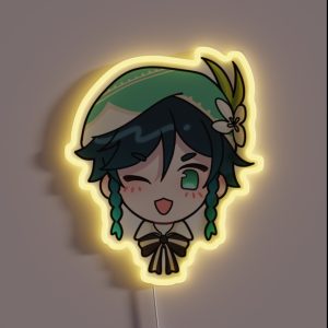 Winking Venti RGB Neon Sign
