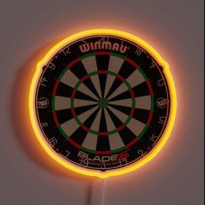 Winmau Blade 5 Dartboard RGB Neon Sign