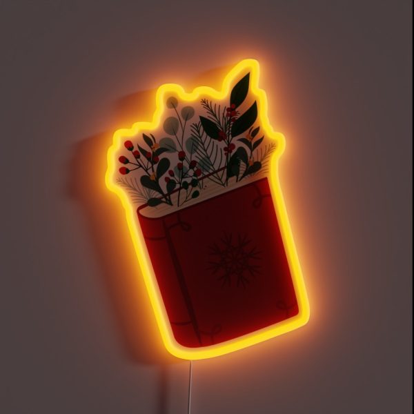 Winter Book RGB Neon Sign