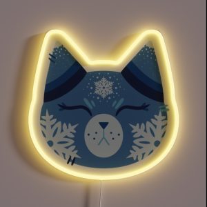 Winter Cat RGB Neon Sign Winter Cat RGB Neon Sign