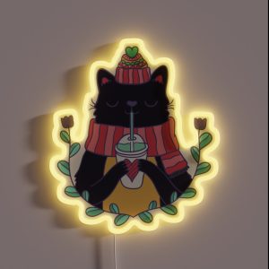 Winter Cat RGB Neon Sign Winter Cat RGB Neon Sign