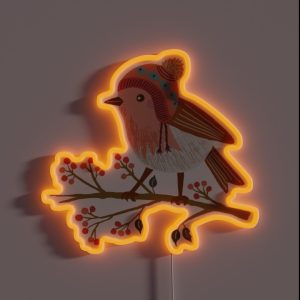 Winter Robin RGB Neon Sign Winter Robin RGB Neon Sign