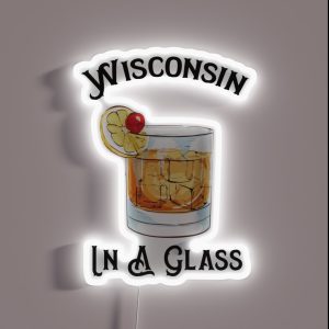 Wisconsin Brandy Old Fashion RGB Neon Sign Wisconsin Brandy Old Fashion RGB Neon Sign
