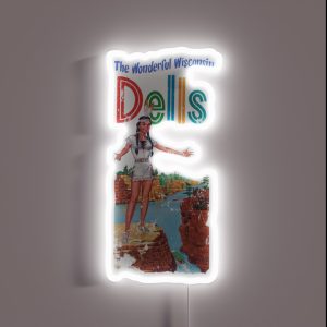 Wisconsin Dells RGB Neon Sign