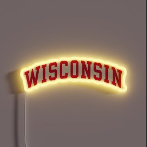 Wisconsin RGB Neon Sign Wisconsin RGB Neon Sign