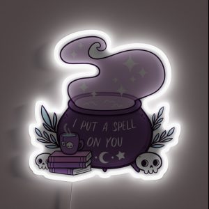 Witch Cauldron Nikury RGB Neon Sign