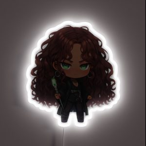Witch Mythical Chibi RGB Neon Sign