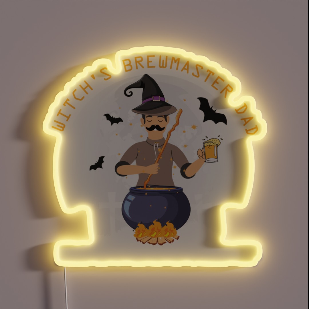 Witch S Brewmaster Dad RGB Neon Sign Witch S Brewmaster Dad RGB Neon Sign