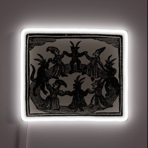 Witches Circle Dance RGB Neon Sign Witches Circle Dance RGB Neon Sign