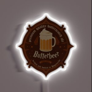 Wizarding World Butterbeer RGB Neon Sign