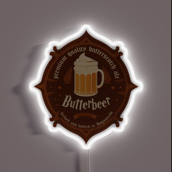 Wizarding World Butterbeer RGB Neon Sign