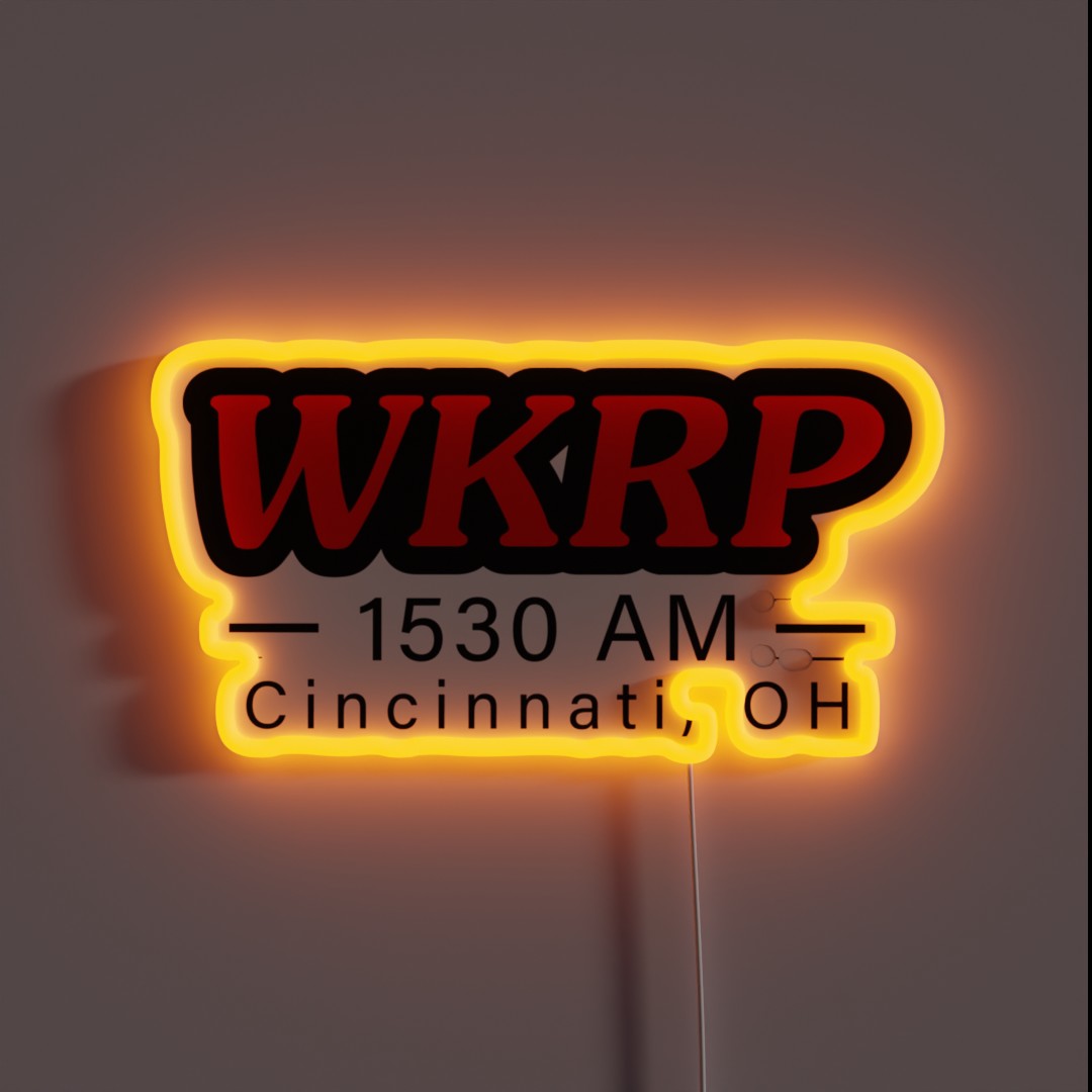 WKRP Classic 80 S TV RGB Neon Sign WKRP Classic 80 S TV RGB Neon Sign