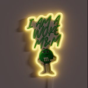 WOKE Green Mandm RGB Neon Sign WOKE Green Mandm RGB Neon Sign