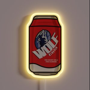 Wolf Cola RGB Neon Sign