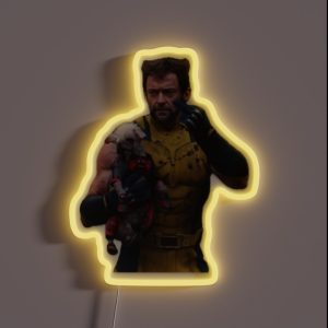 Wolverine And Dogpool RGB Neon Sign