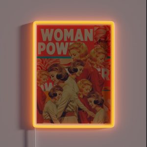 Woman Power RGB Neon Sign
