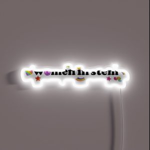 Women In Stem RGB Neon Sign